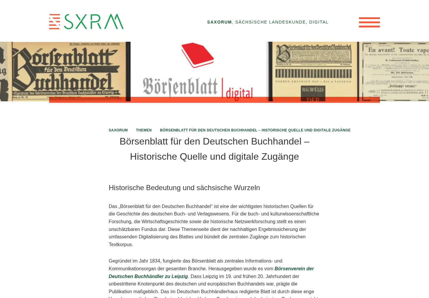 Captured homepage of boersenblatt-digital.de in the current scan