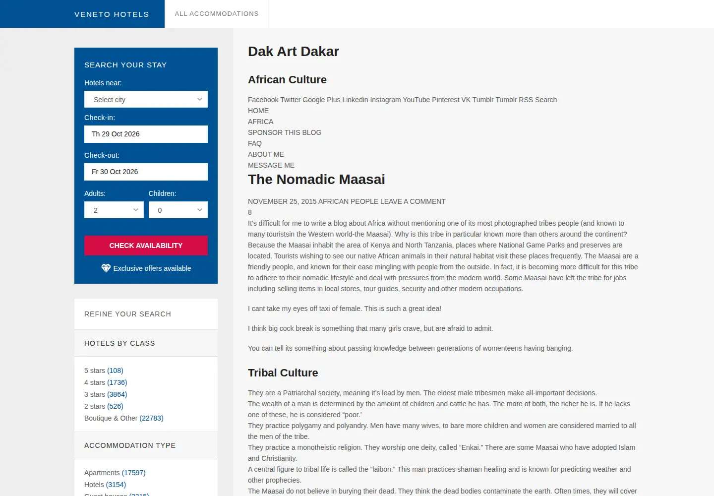 Screenshot of dakart.org