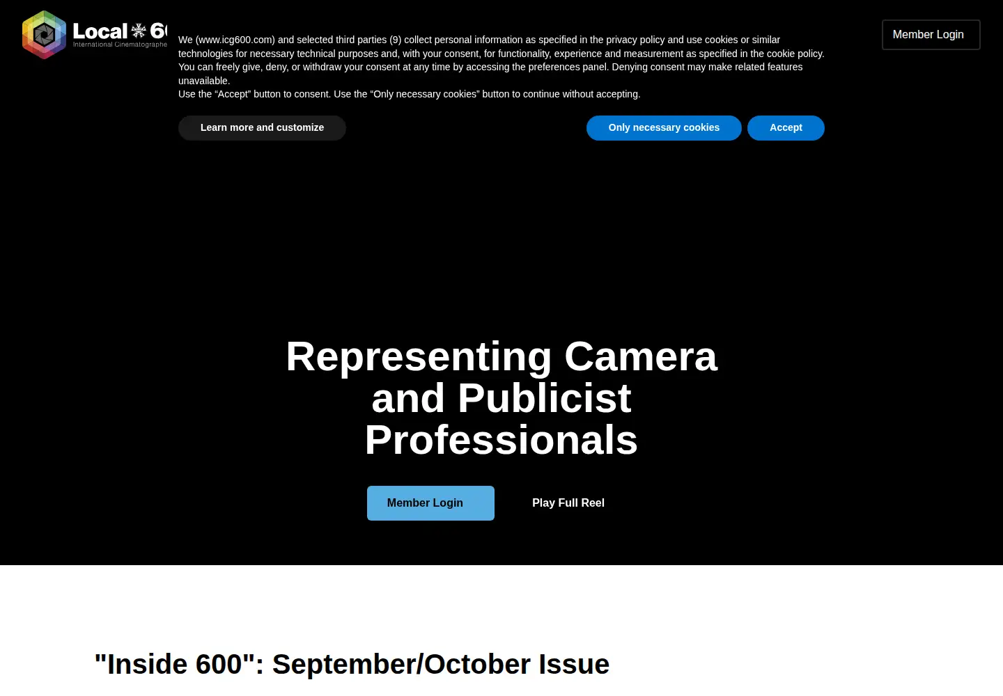 Screenshot of cameraguild.com