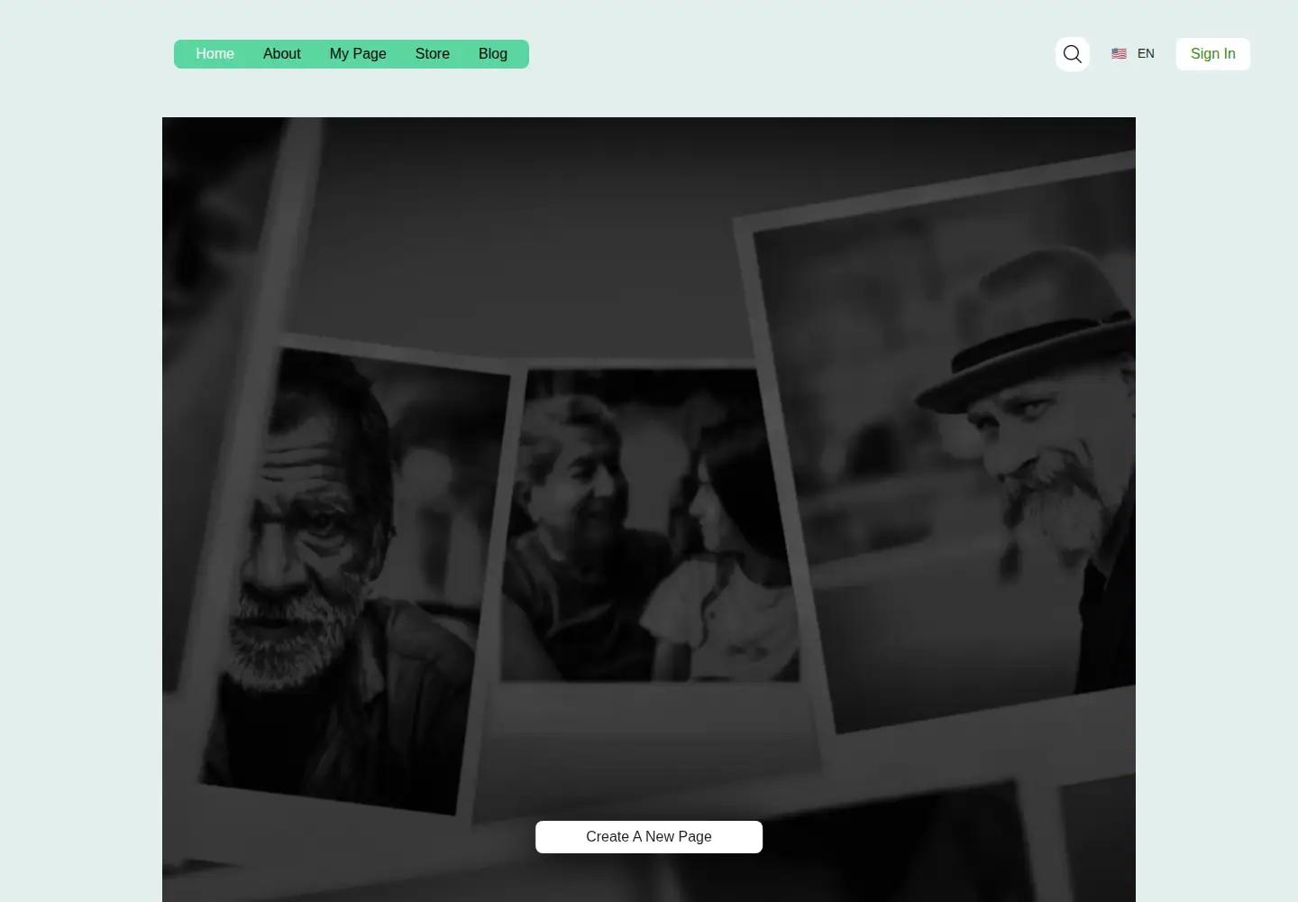 Screenshot of memorialine.com