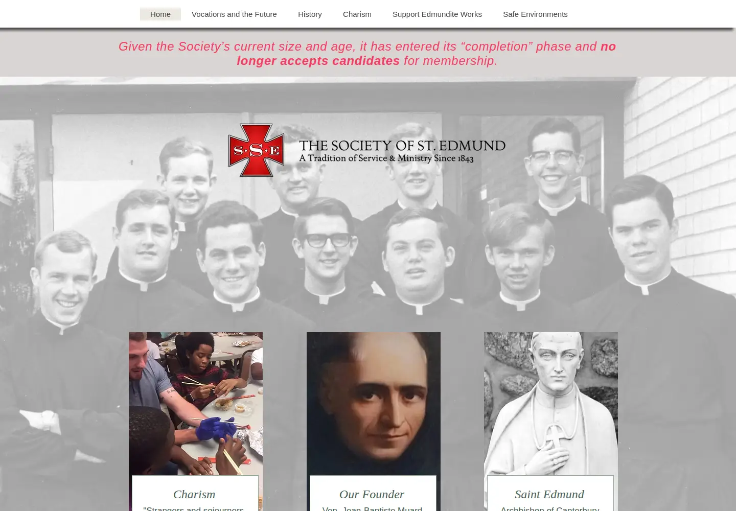 Captured homepage of sse.org in the current scan
