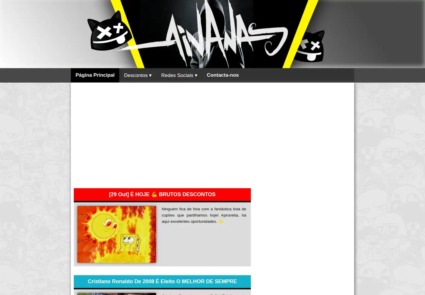 Screenshot of ainanas.com