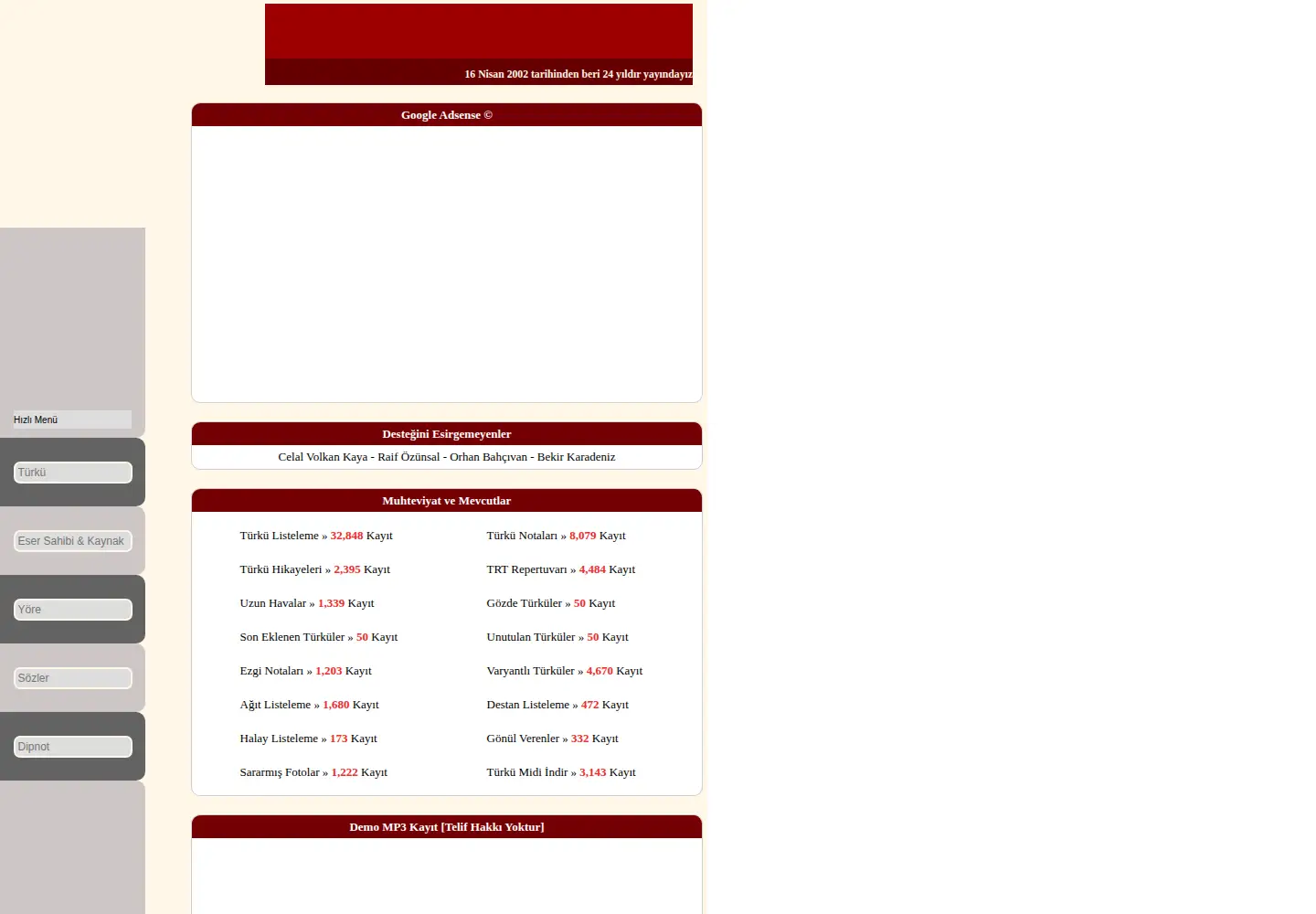 Screenshot of turkudostlari.net