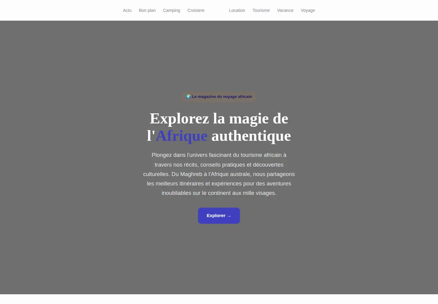 Screenshot of arteetnicoafricano.com