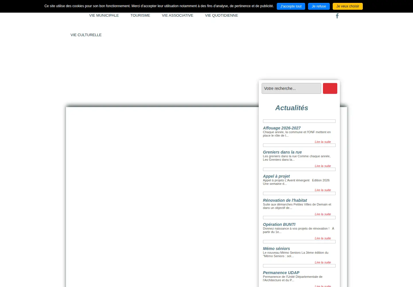 Captured homepage of plombieres-les-bains.fr in the current scan