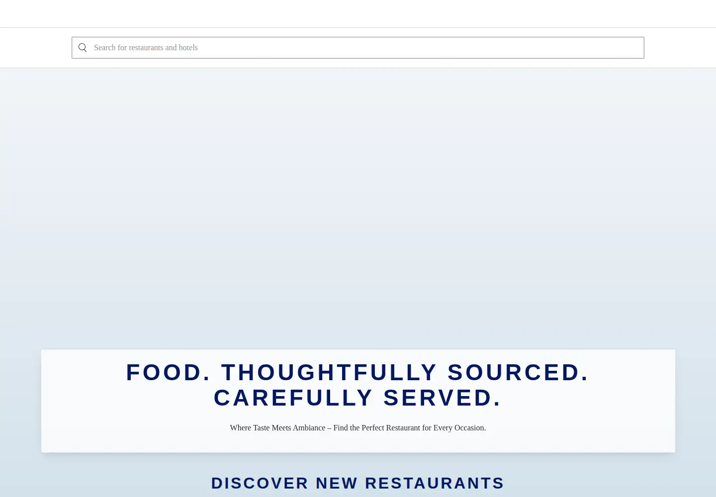 Captured homepage of hyattrestaurants.com in the current scan
