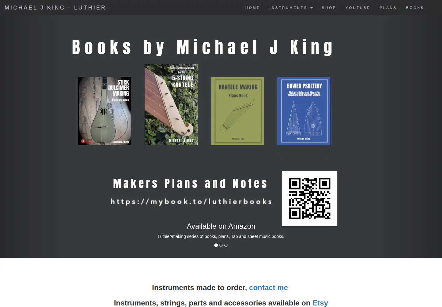 Screenshot of michaeljking.com