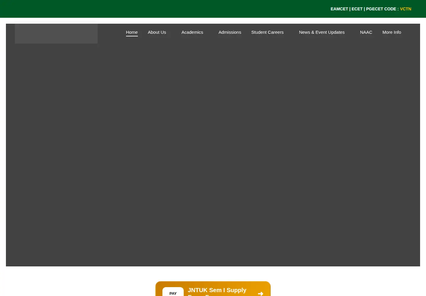 Screenshot of vikasinstitutionsnunna.org