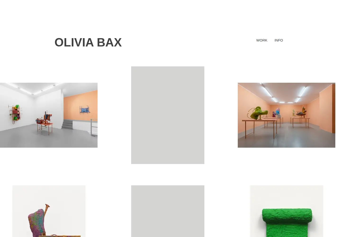 Captured homepage of oliviabax.co.uk in the current scan