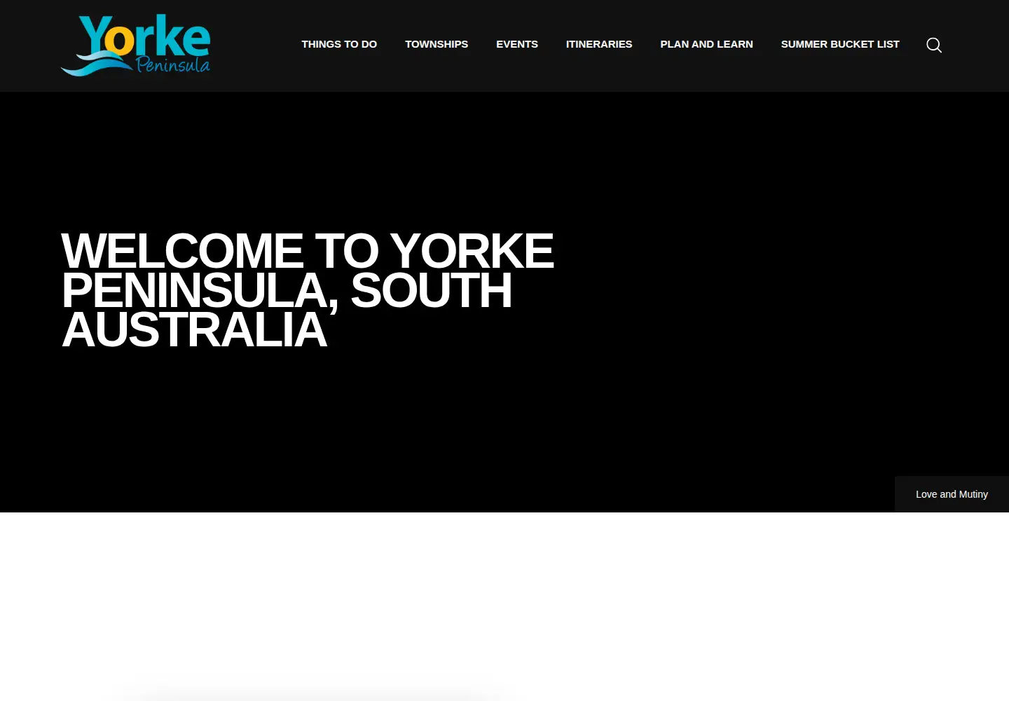 Screenshot of yorkepeninsula.com.au