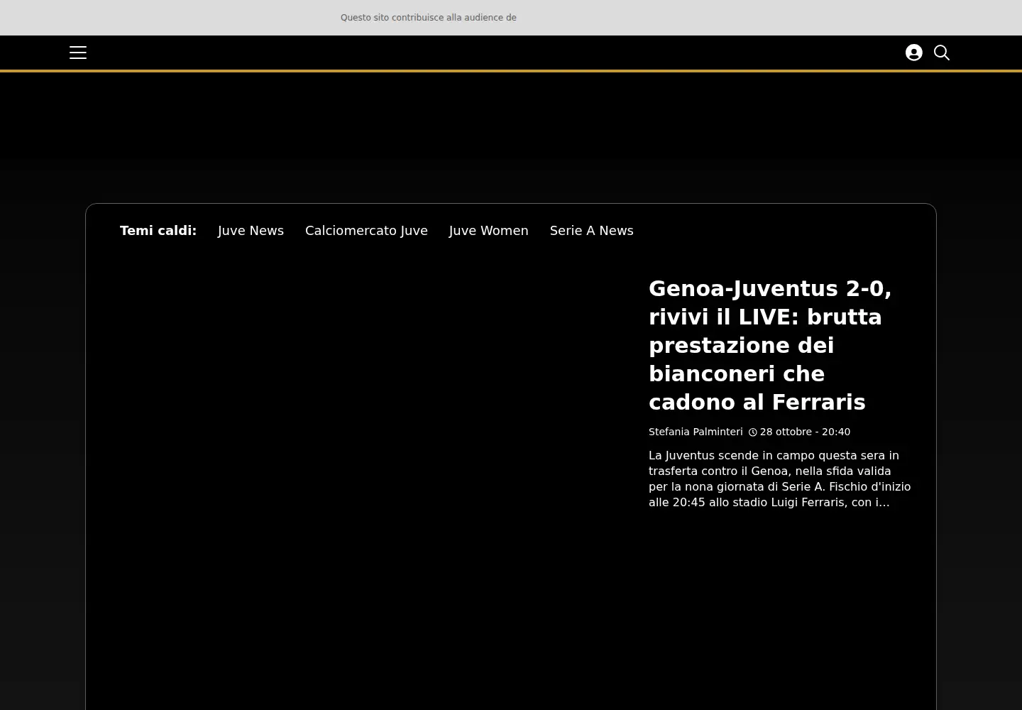 Captured homepage of juvenews.eu in the current scan