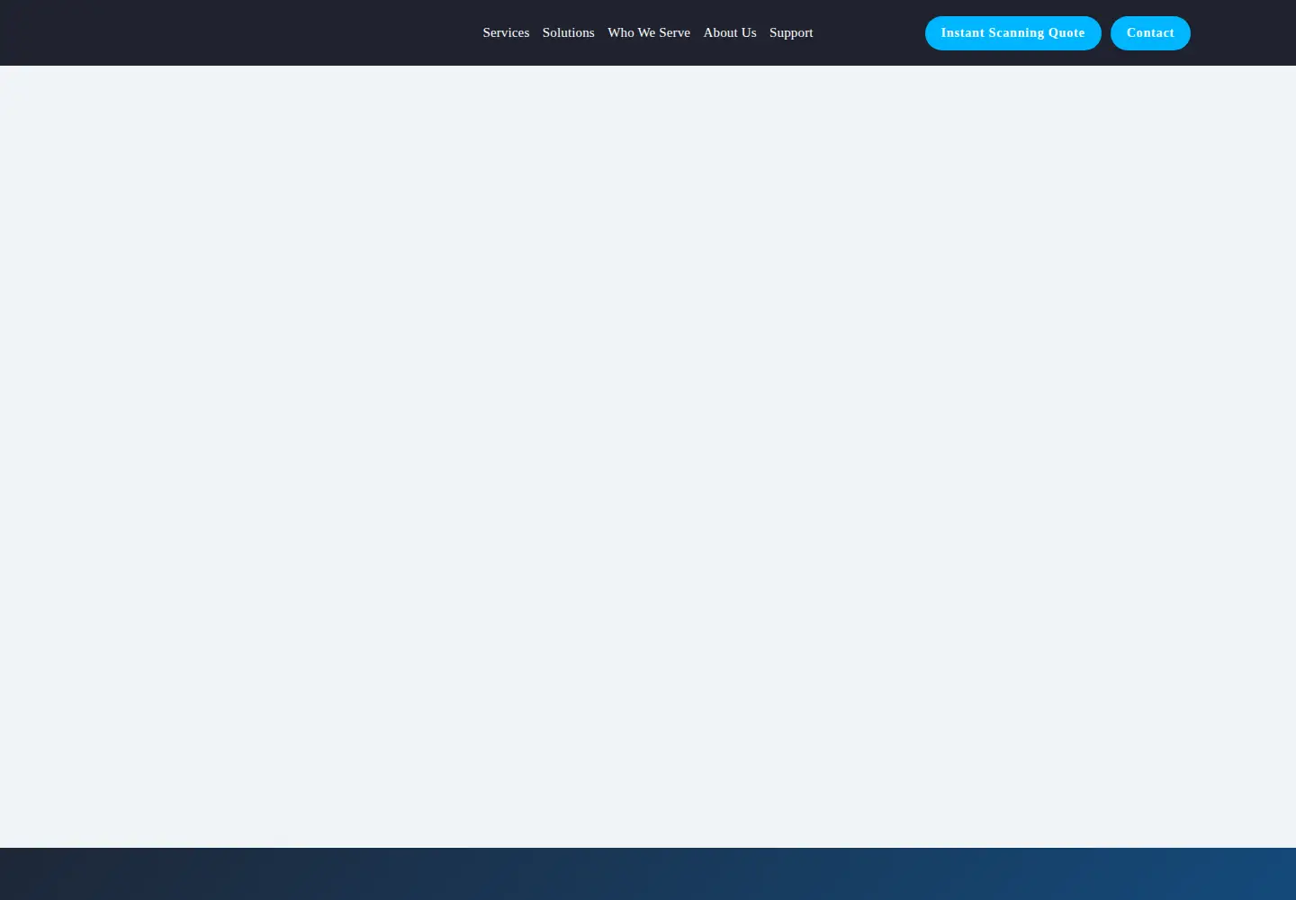 Captured homepage of revolutiondatasystems.com in the current scan