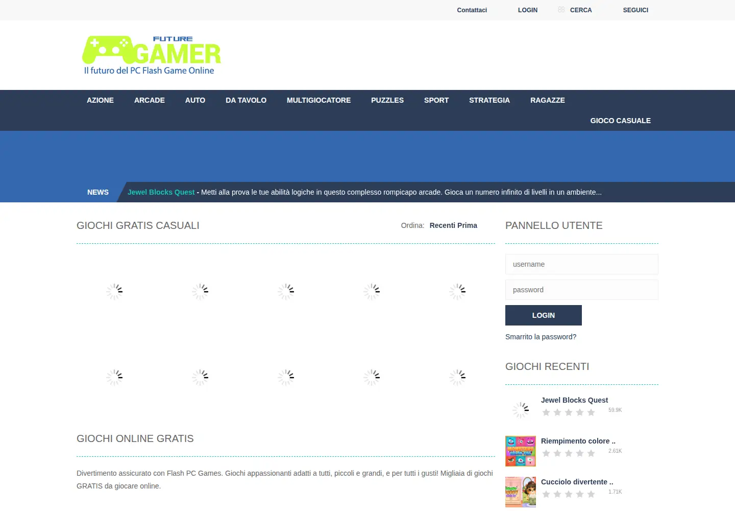 Screenshot of futuregamer.it