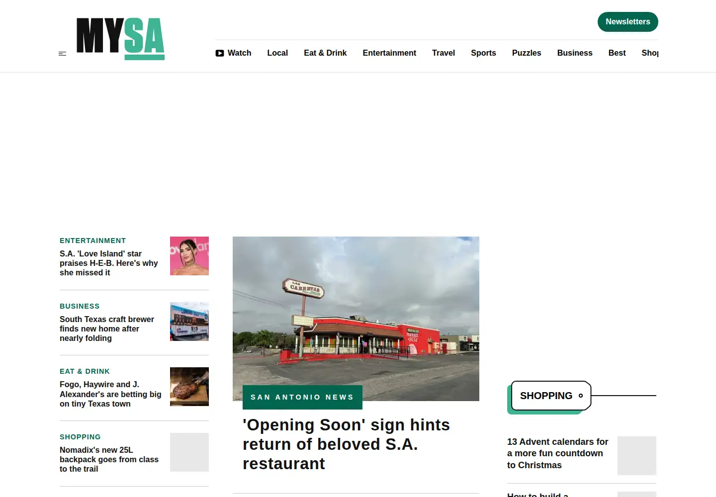 Screenshot of mysa.com