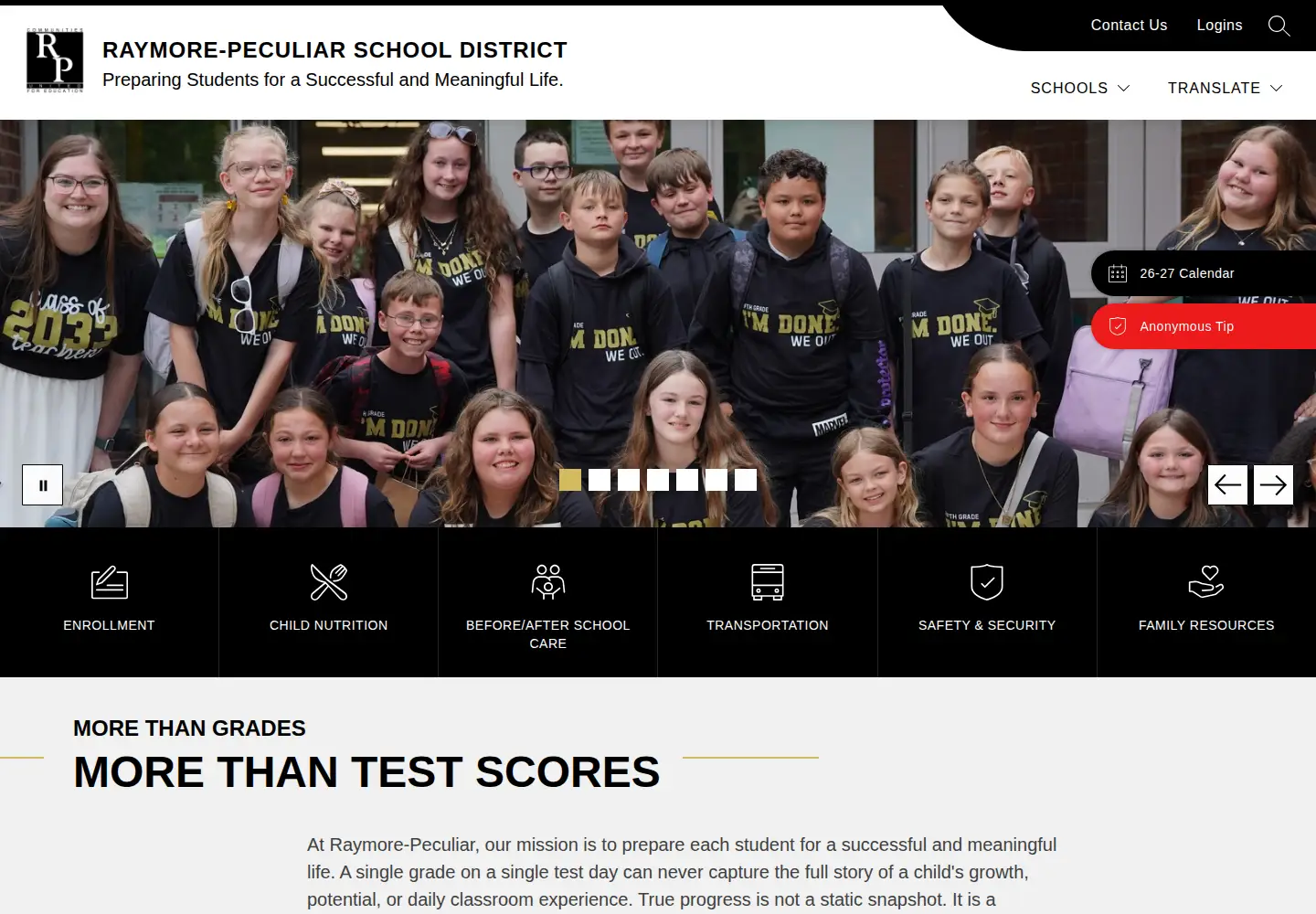 Screenshot of raypec.k12.mo.us