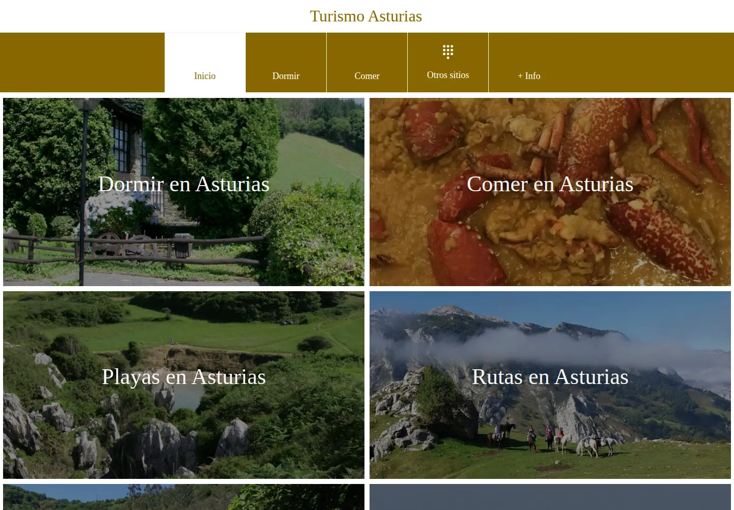 Screenshot of asturias.me