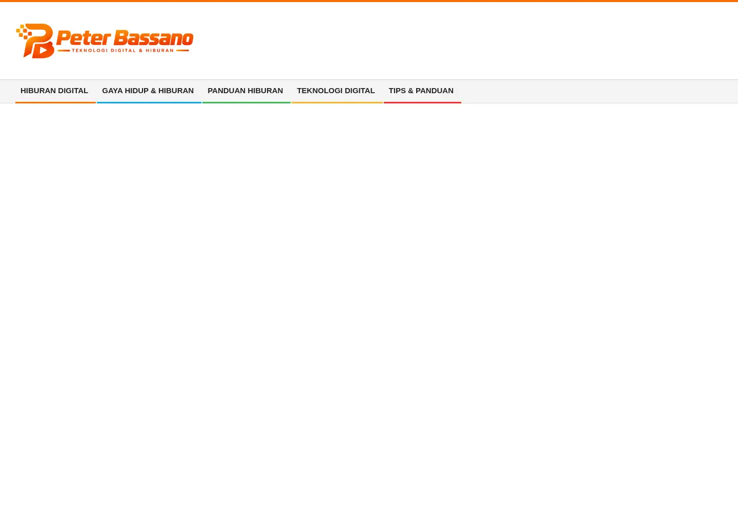 Screenshot of peterbassano.com