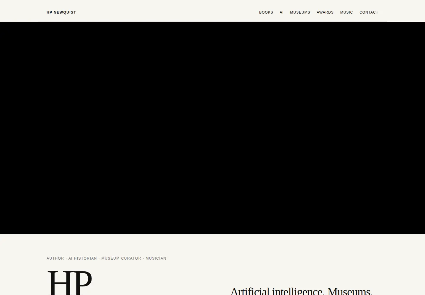 Captured homepage of newquistbooks.com in the current scan