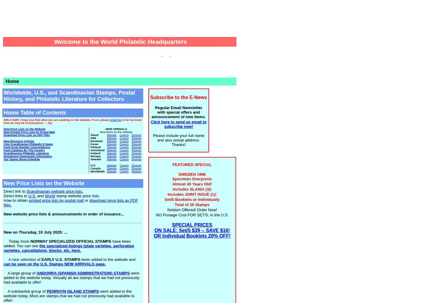 Screenshot of jaysmith.com
