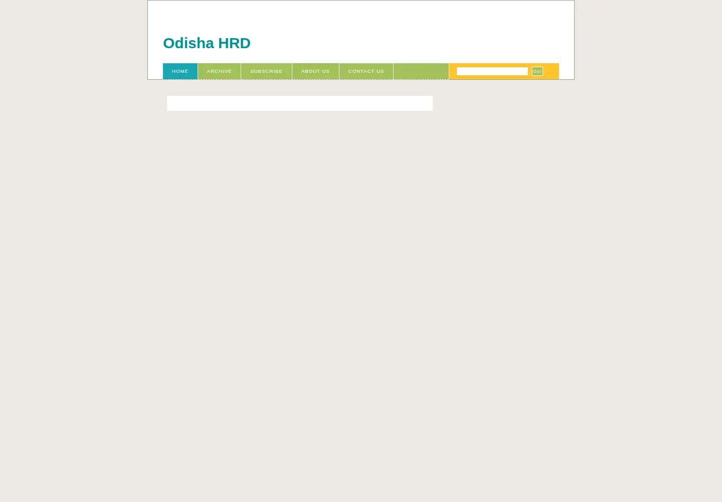 Captured homepage of orissalinks.com in the current scan