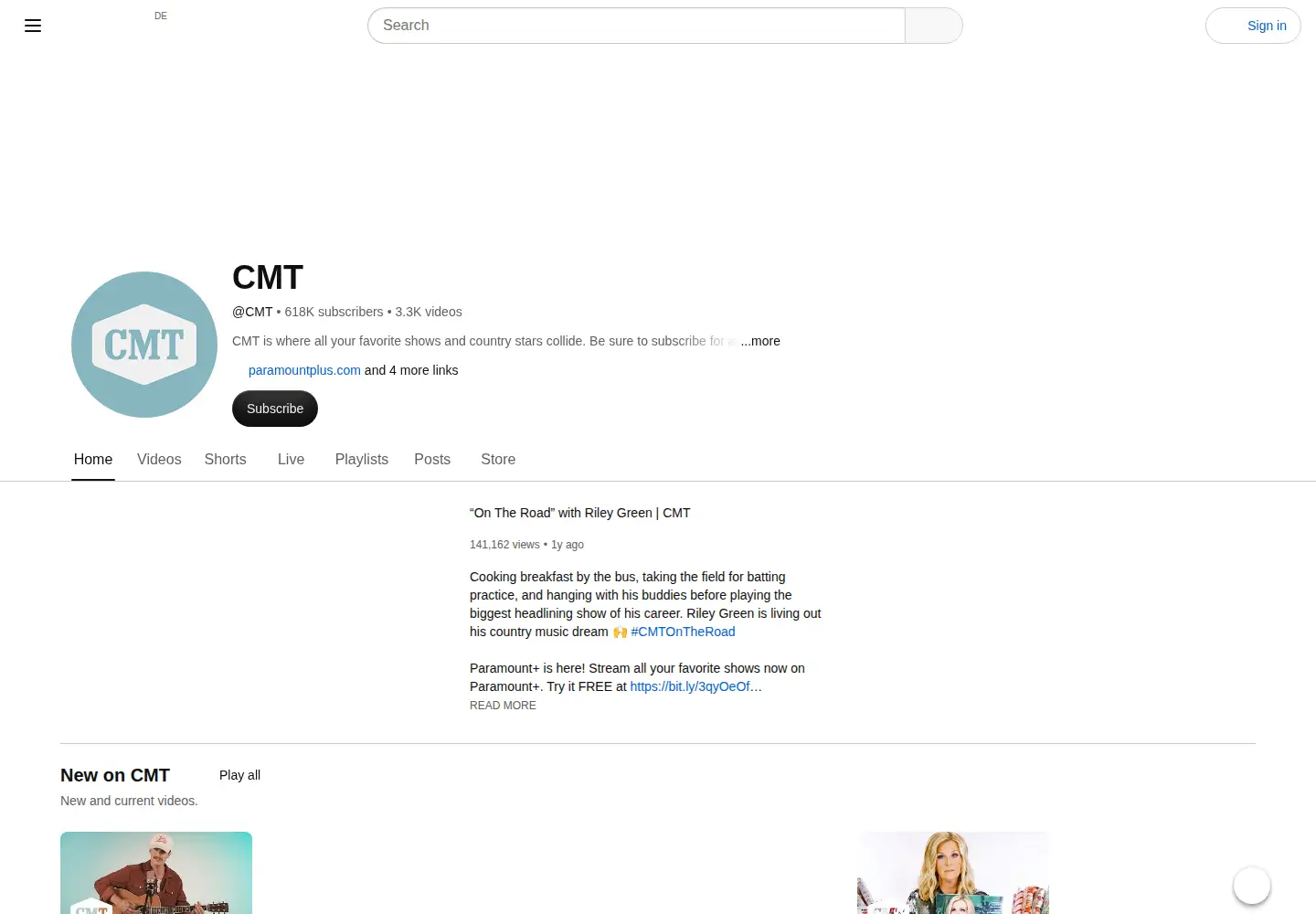 Captured homepage of country.com in the current scan