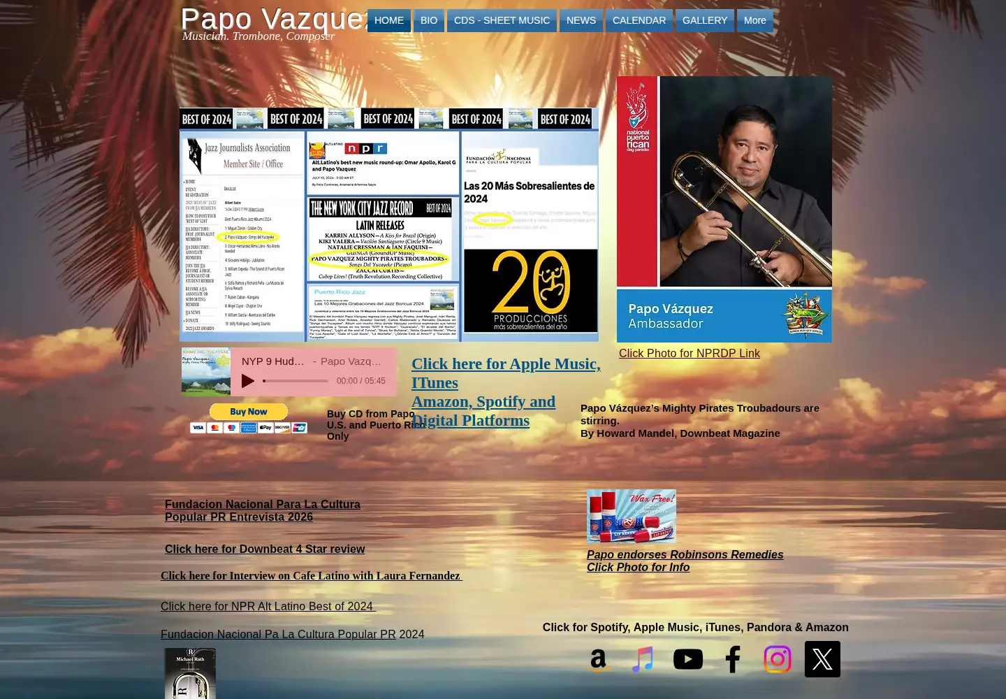 Screenshot of papovazquez.com