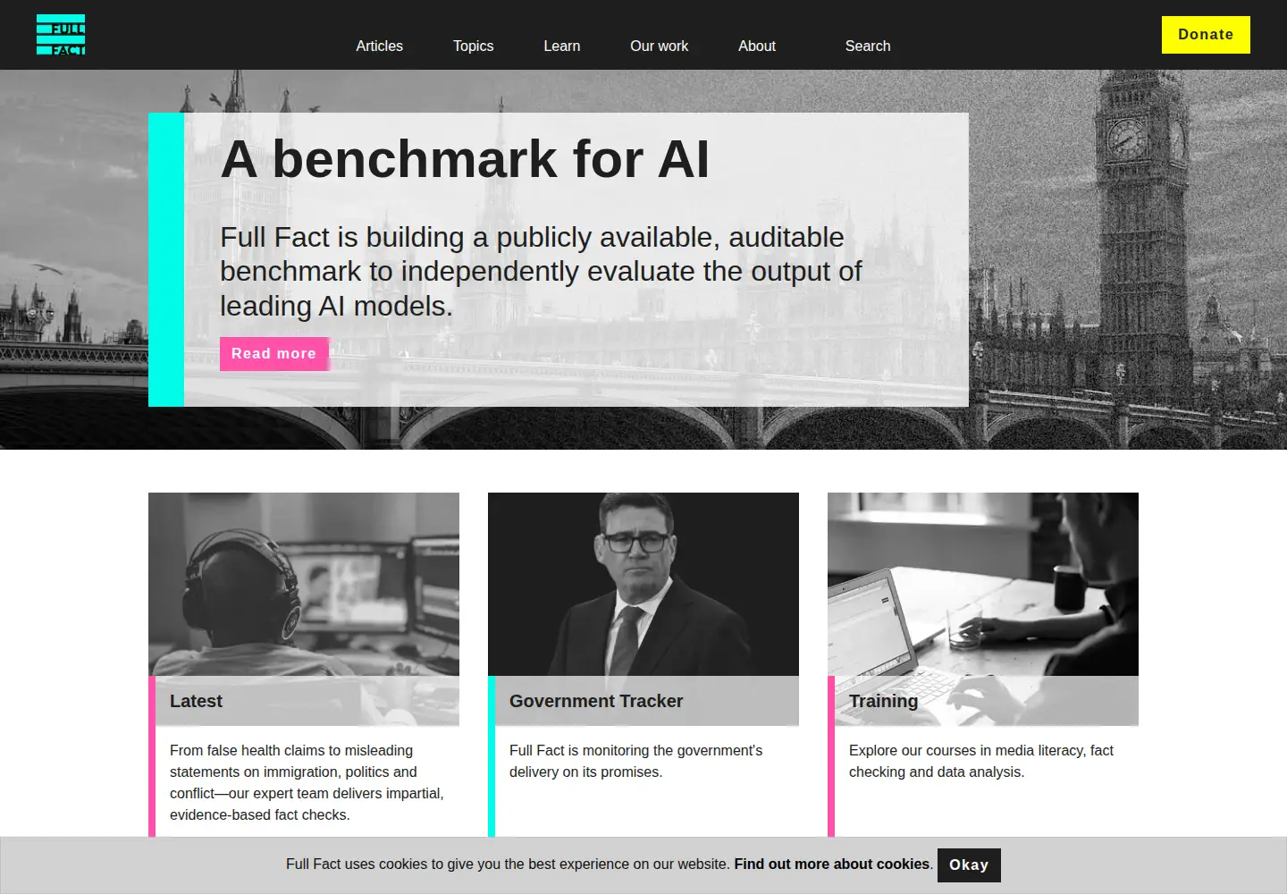 Screenshot of fullfact.org