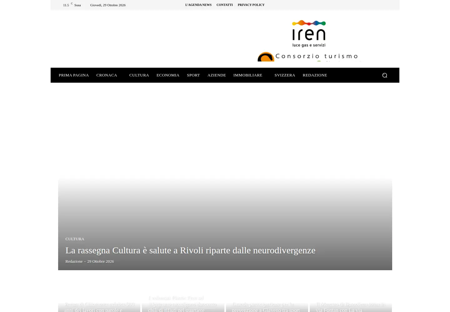 Screenshot of lagendanews.com