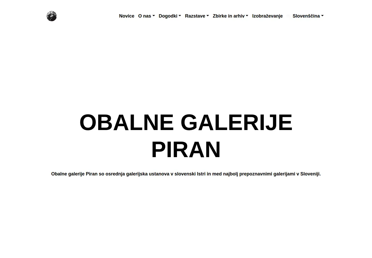 Screenshot of obalne-galerije.si