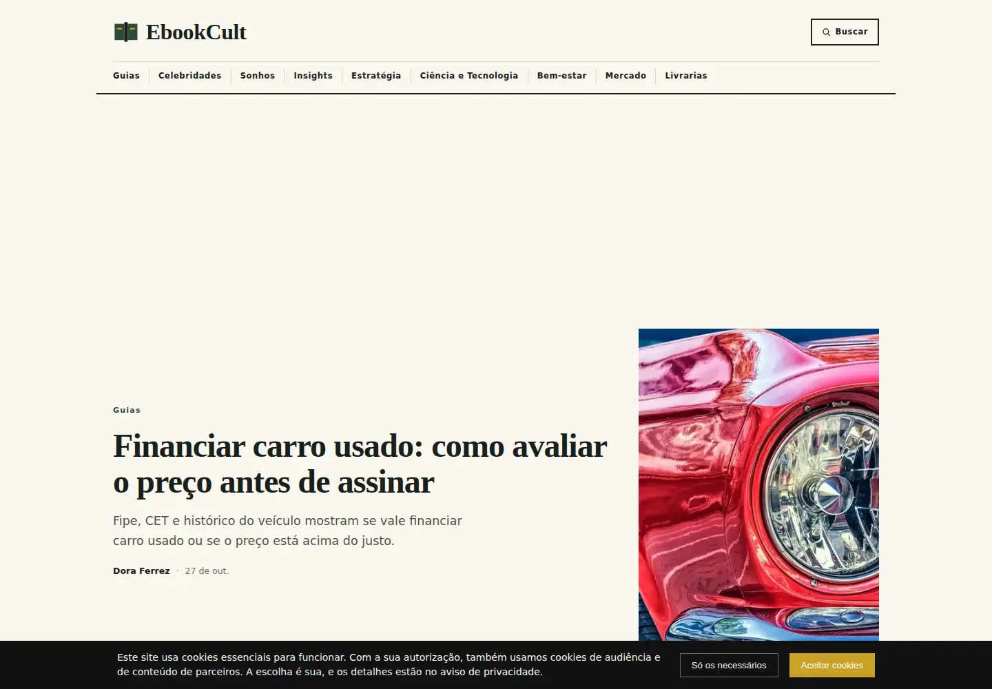 Screenshot of ebookcult.com.br