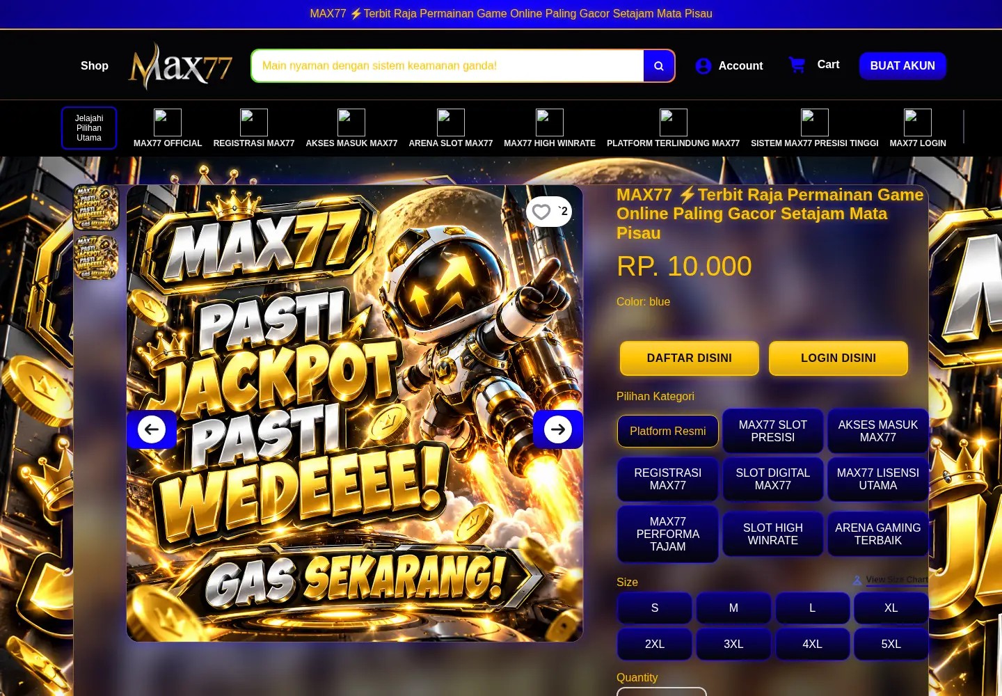 Screenshot of mizozo.com
