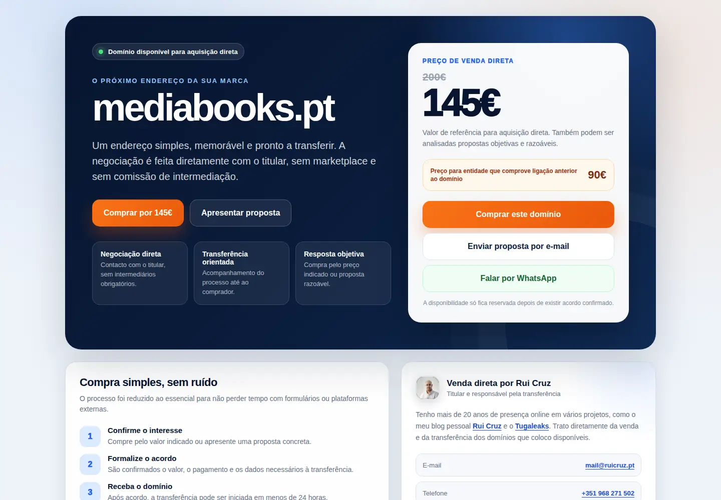 Screenshot of mediabooks.pt