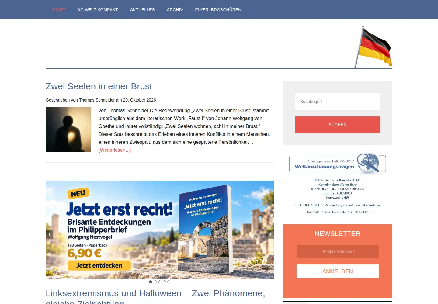 Screenshot of agwelt.de