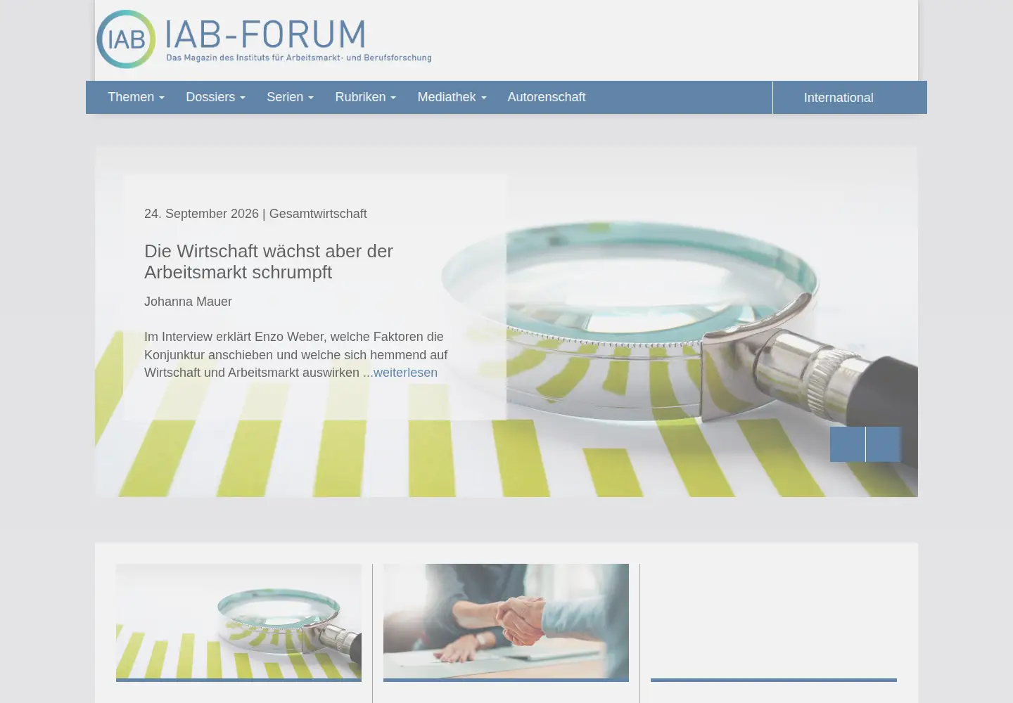 Screenshot of iab-forum.de