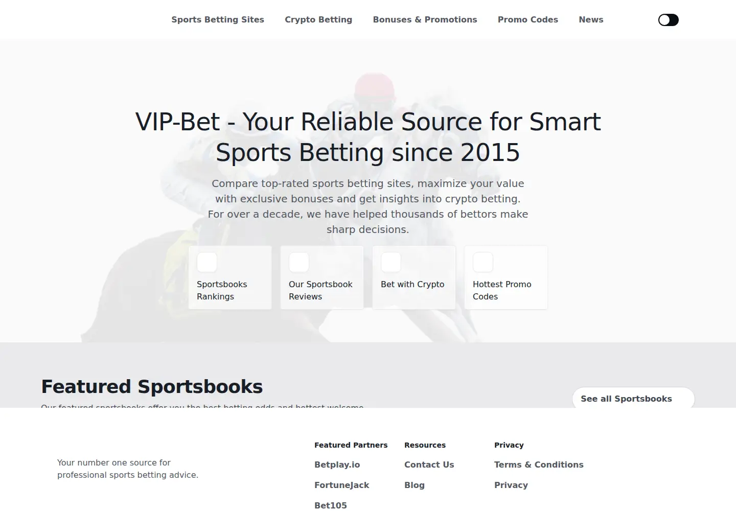 Screenshot of vip-bet.com