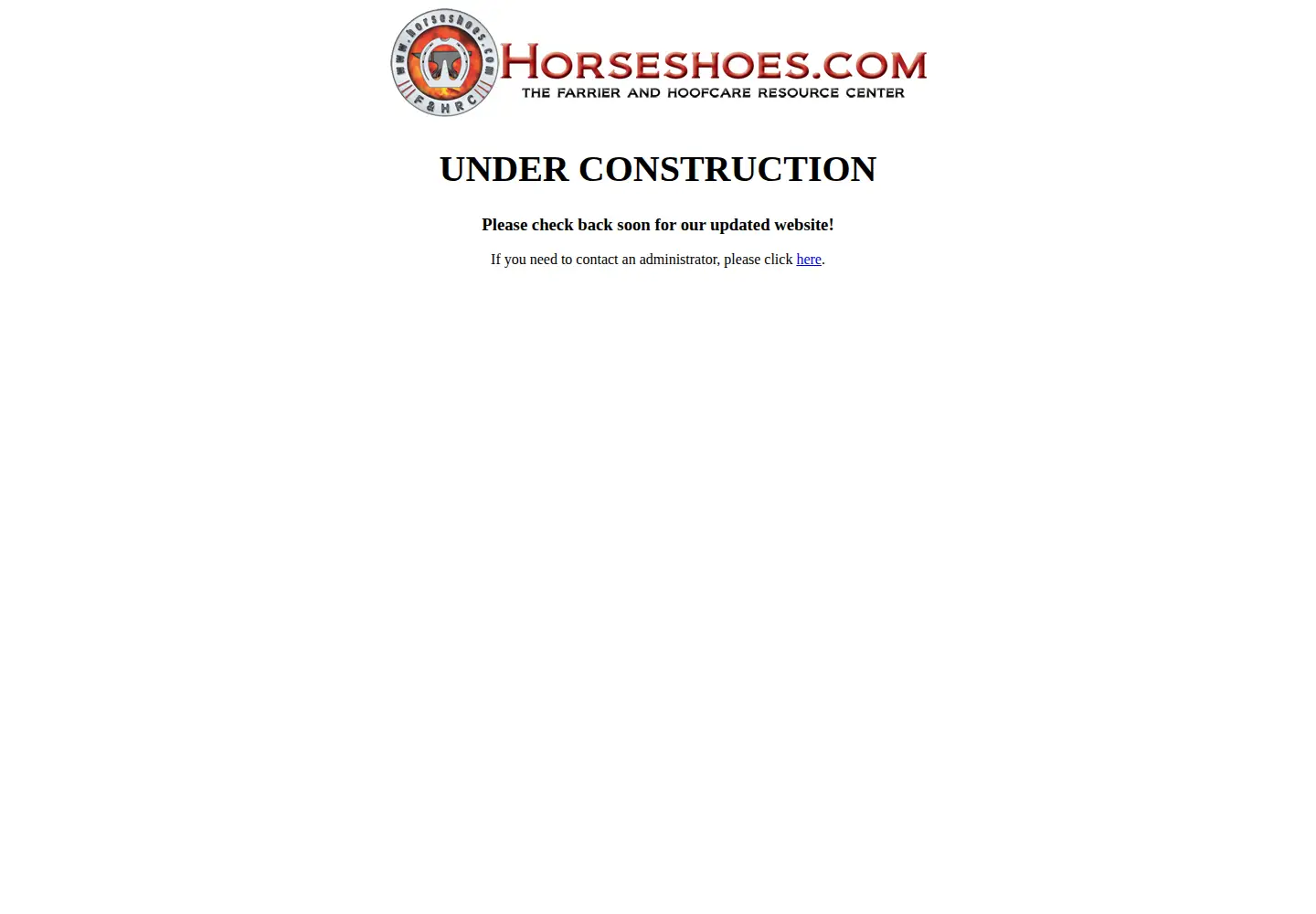 Screenshot of horseshoes.com