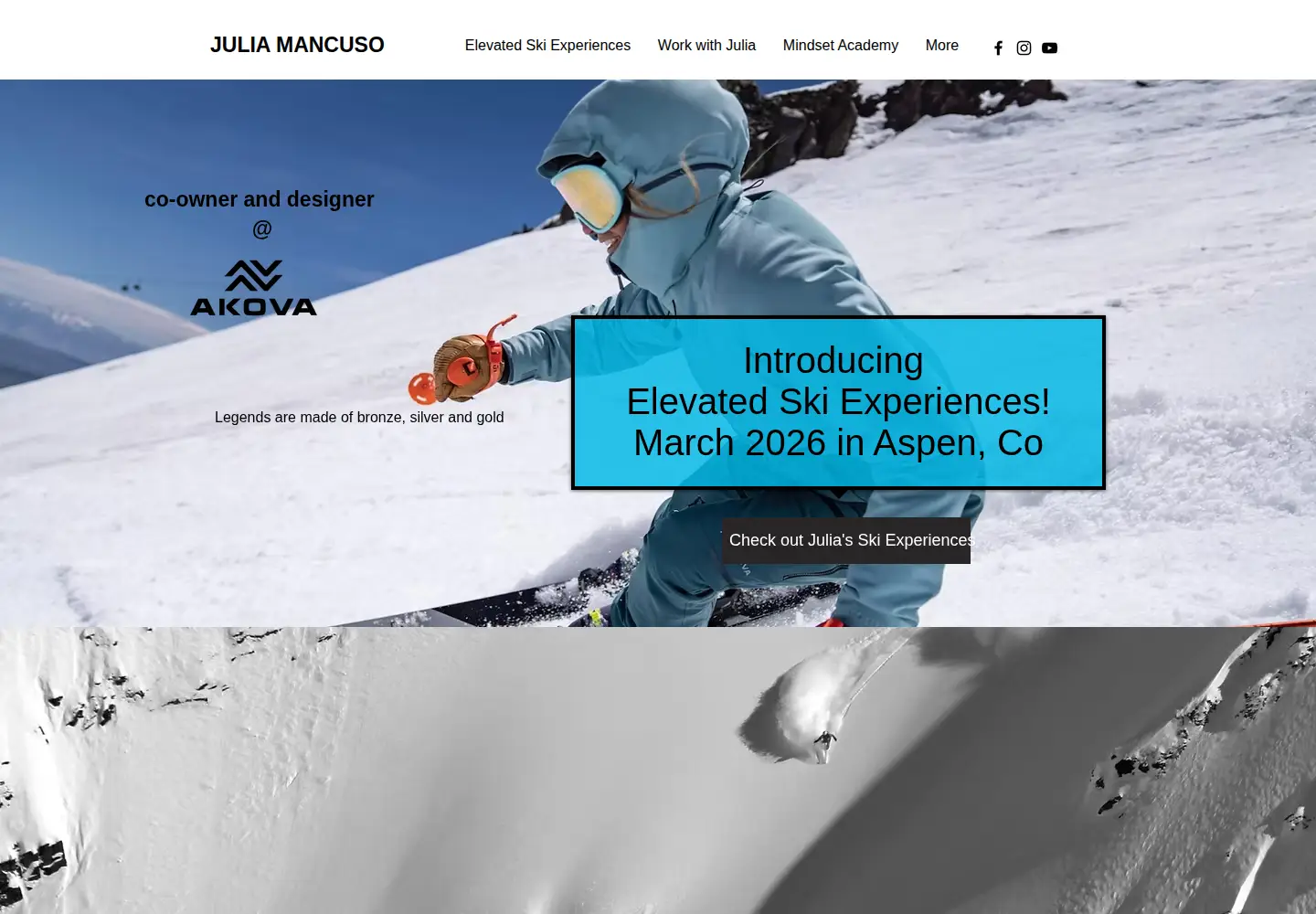 Screenshot of juliamancuso.com