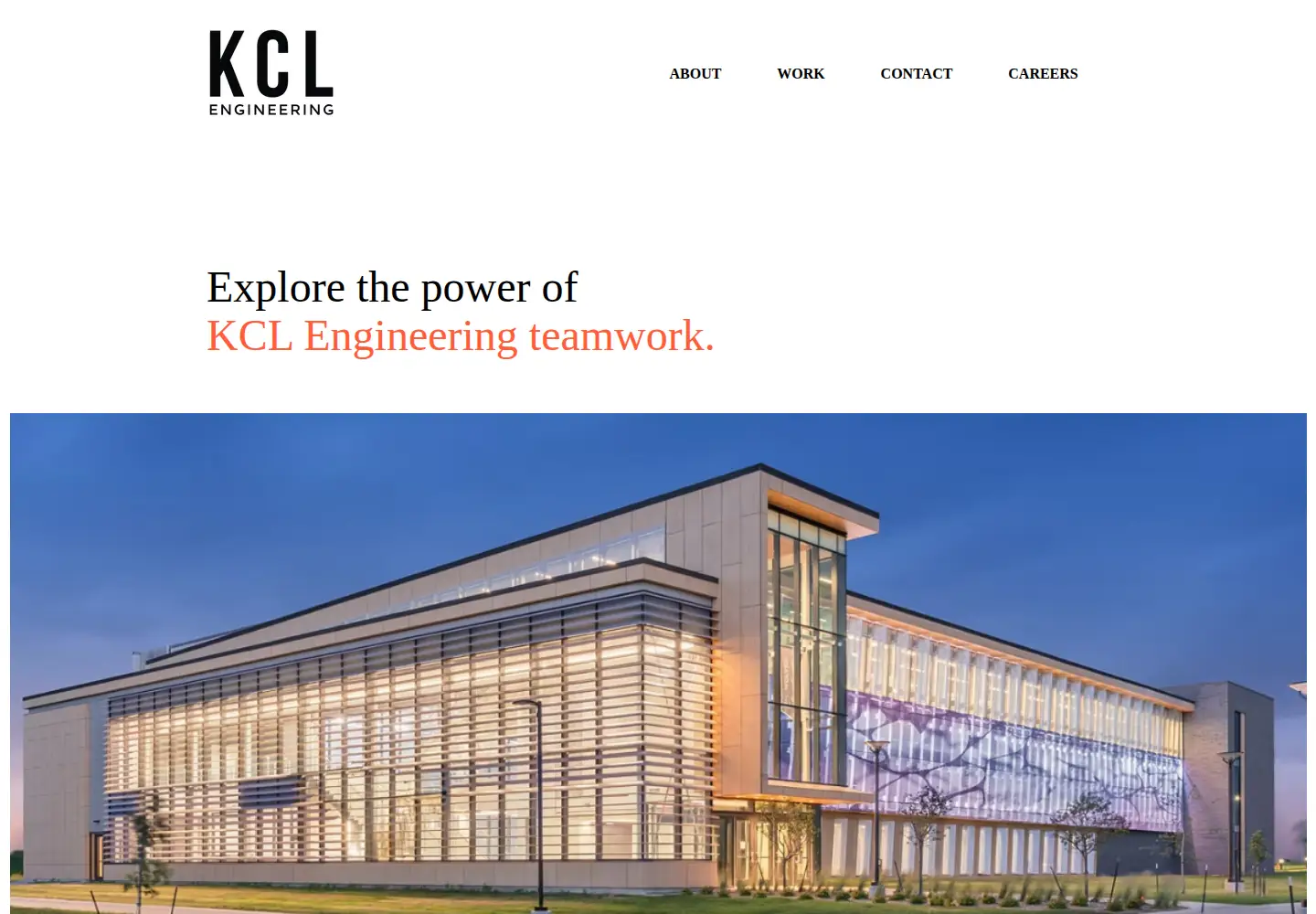 Screenshot of kclengineering.com