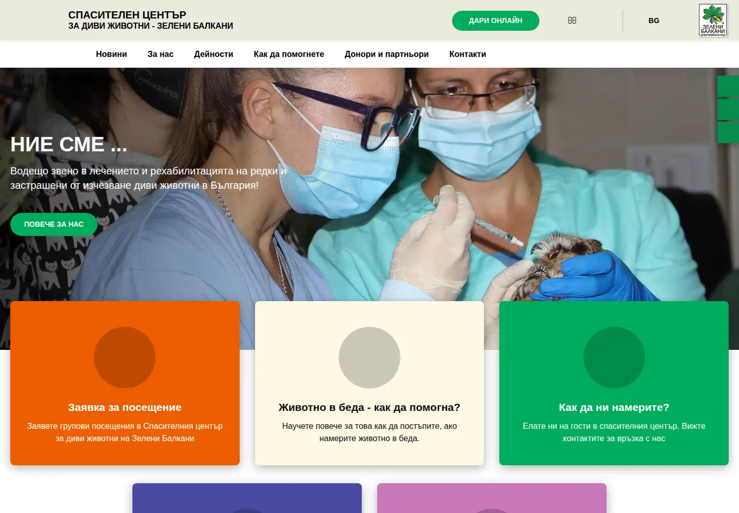 Screenshot of greenbalkans-wrbc.org