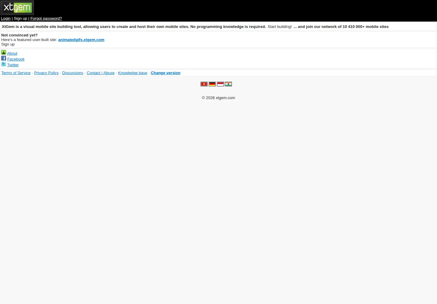 Screenshot of jw.lt