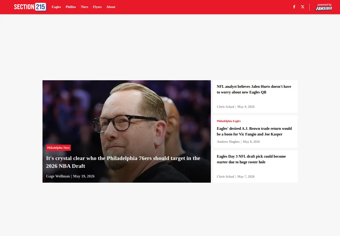 Screenshot of section215.com