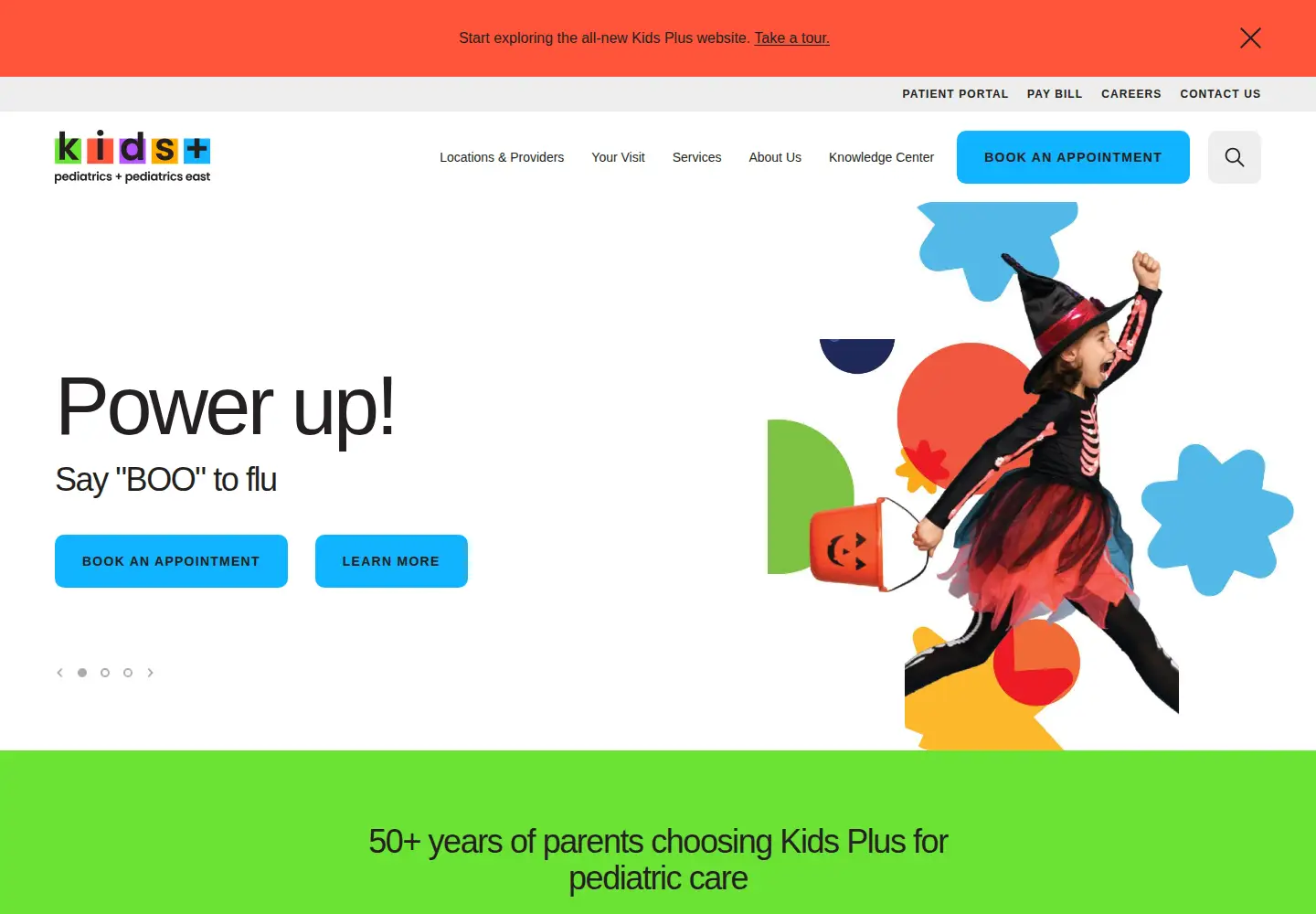 Screenshot of kidspluspgh.com