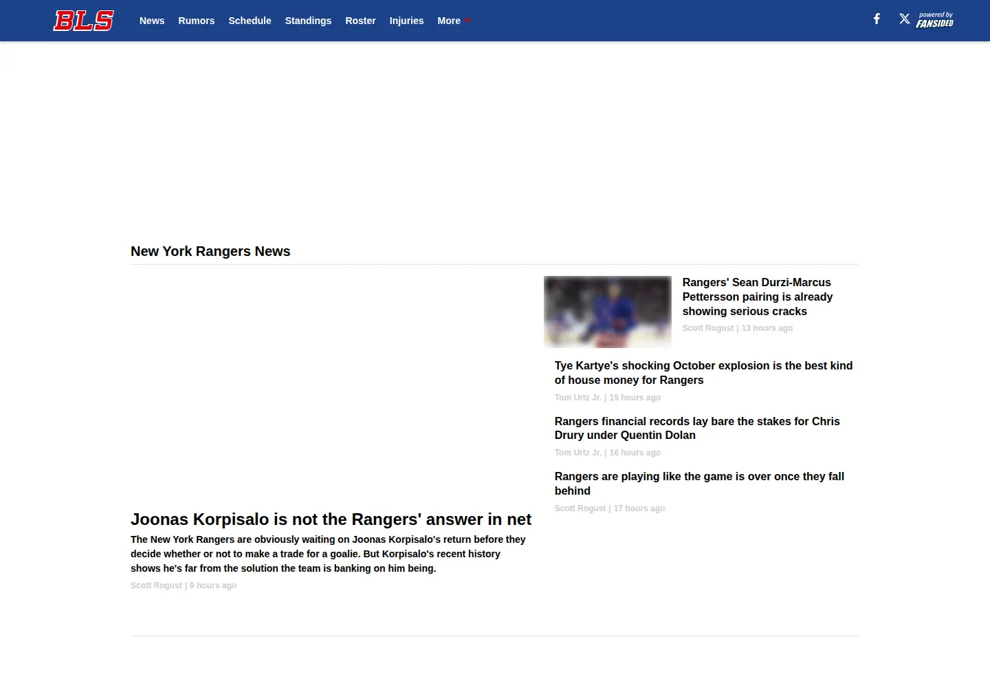 Screenshot of bluelinestation.com