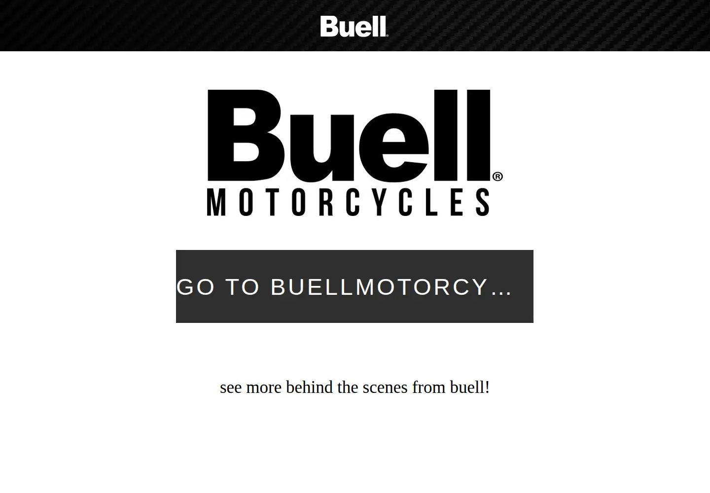 Captured homepage of erikbuellracing.com in the current scan