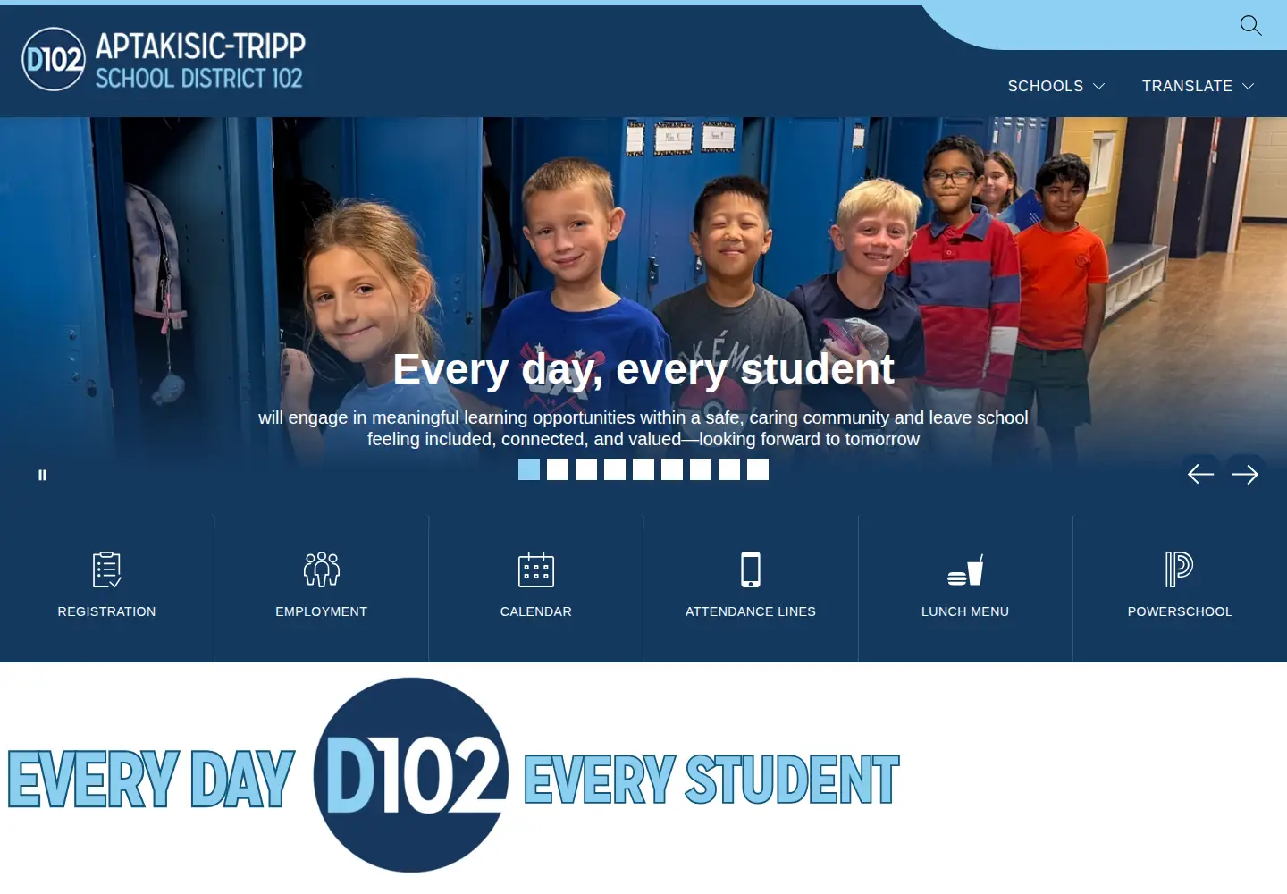 Screenshot of d102.org
