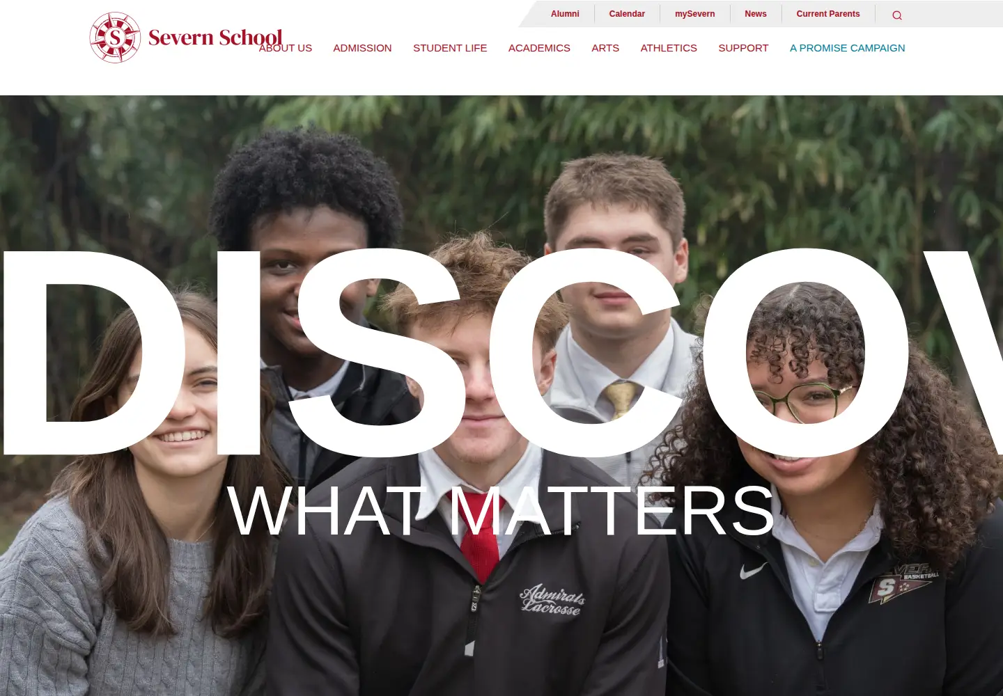 Screenshot of severnschool.com