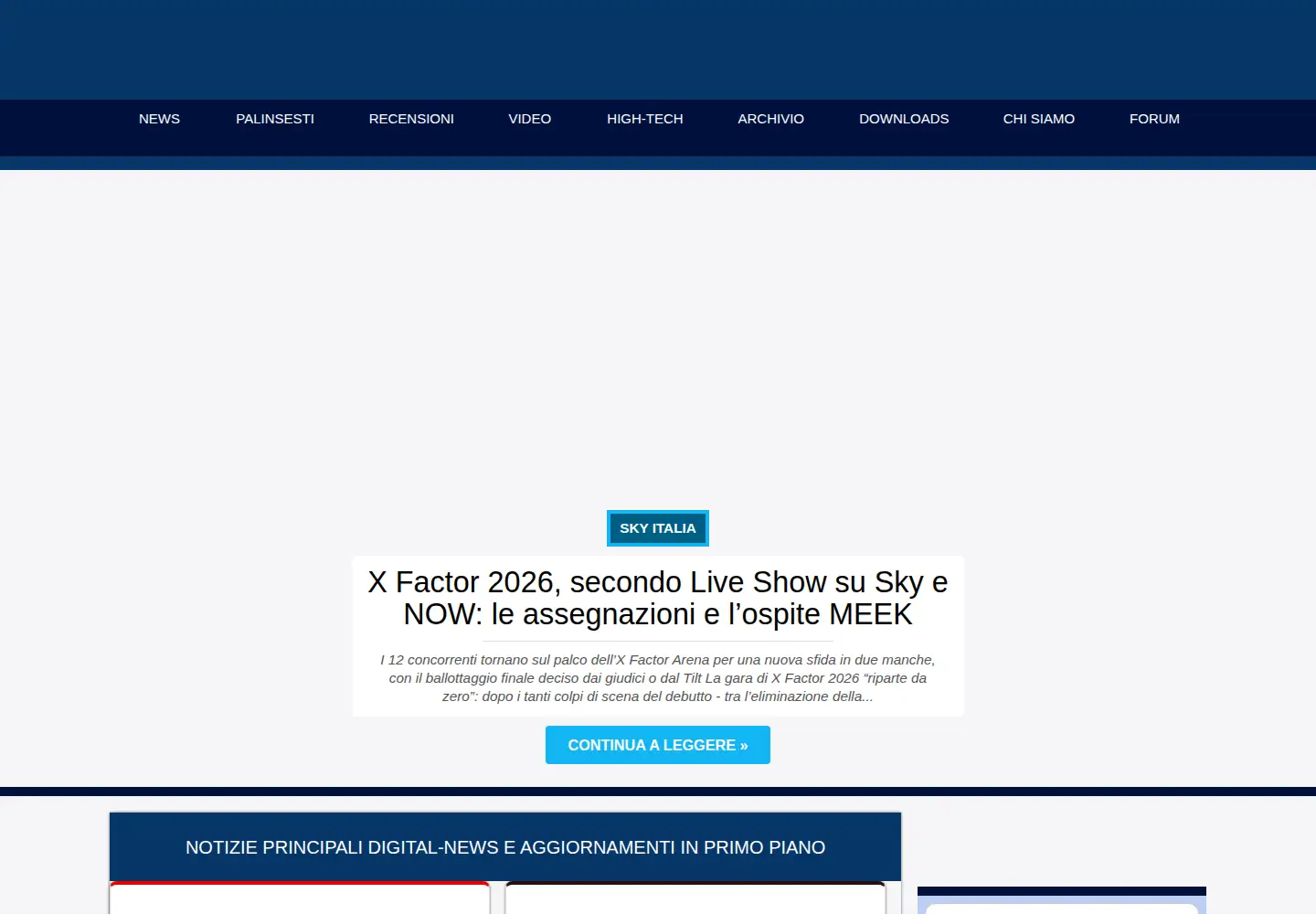 Screenshot of digital-sat.it