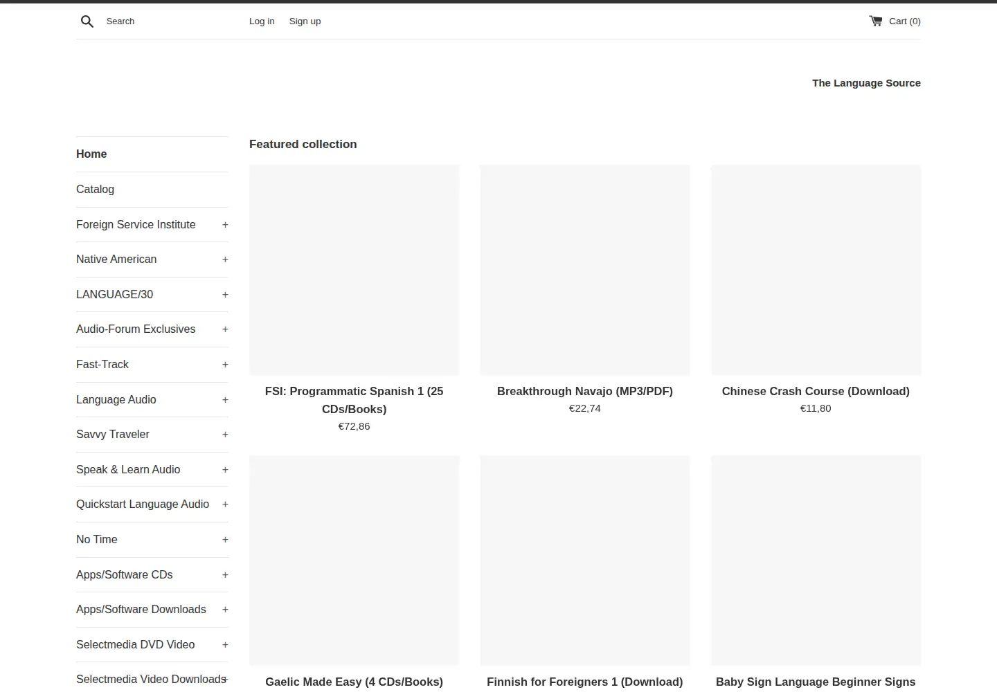 Screenshot of audioforum.com