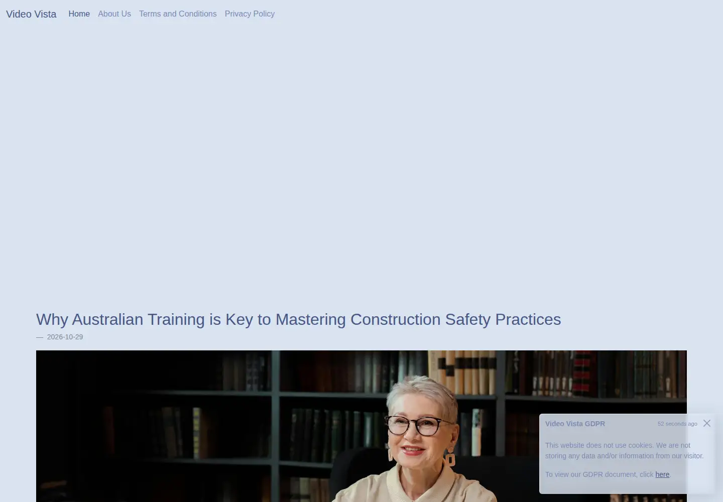 Screenshot of videovista.net