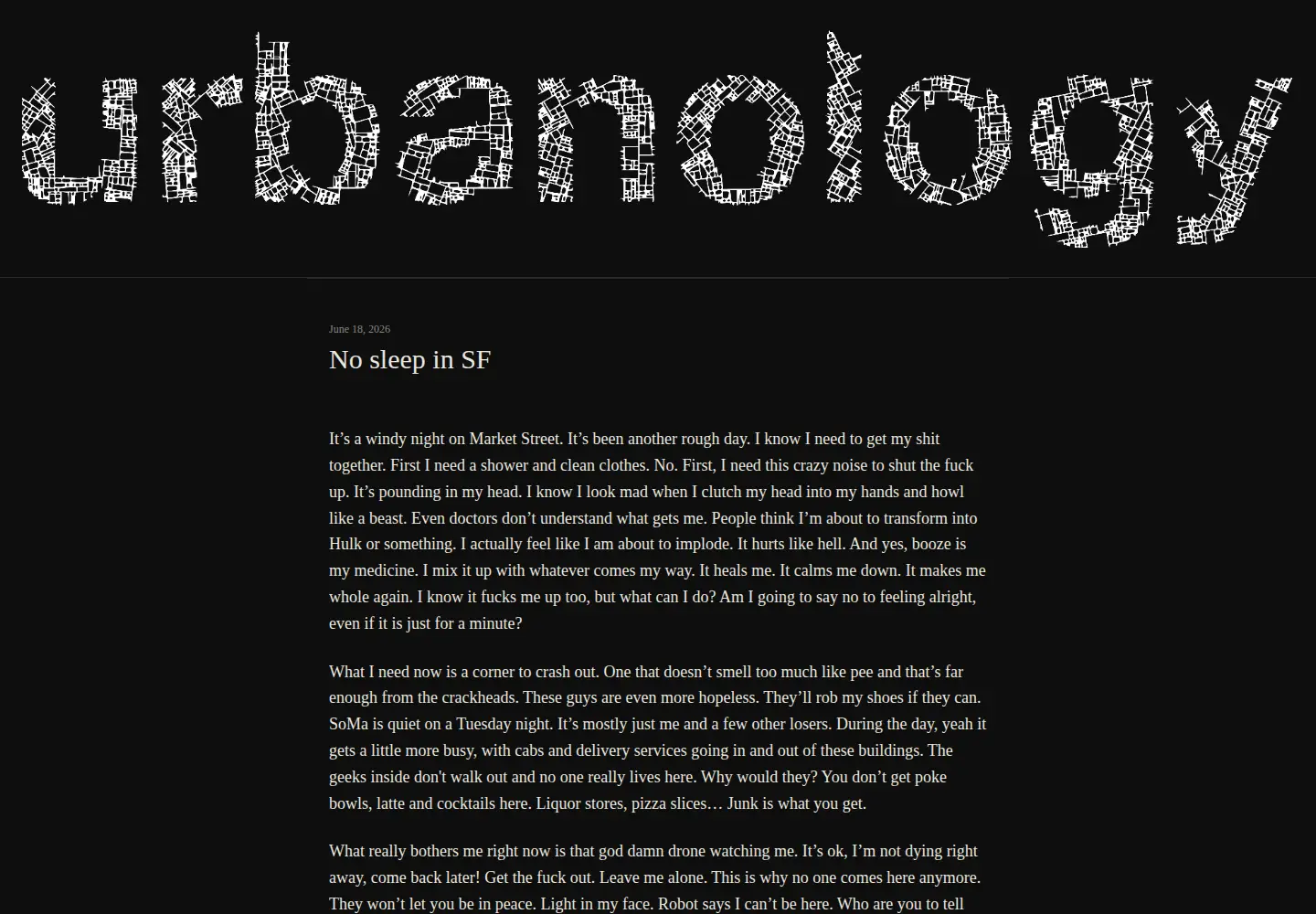 Screenshot of urbanology.org